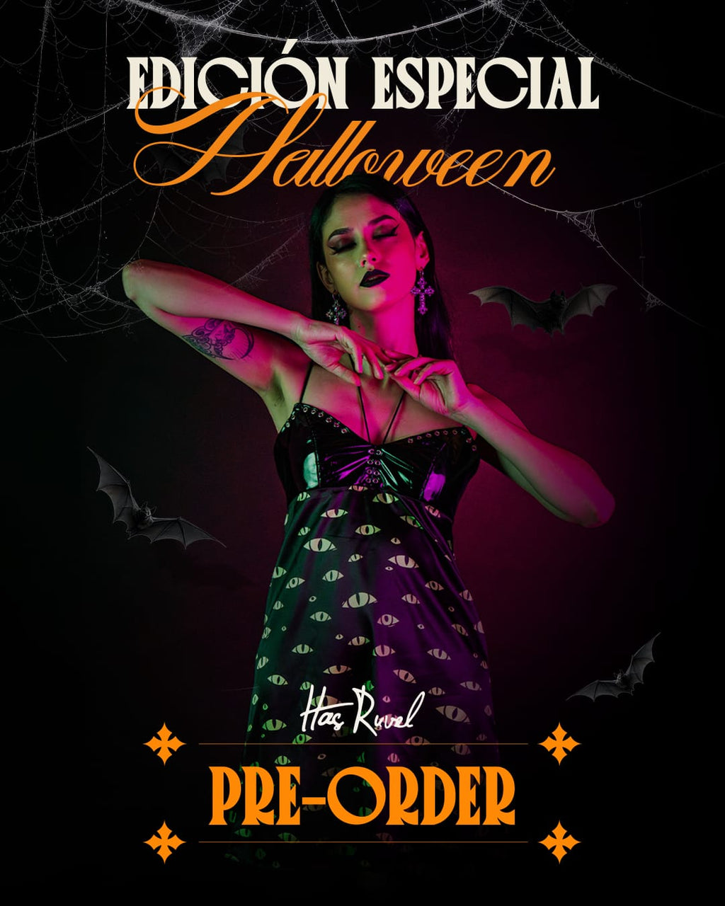 PRE-ORDER: VESTIDO "EL OJO QUE TODO LO QUE VE" : HALLOWEEN 2025